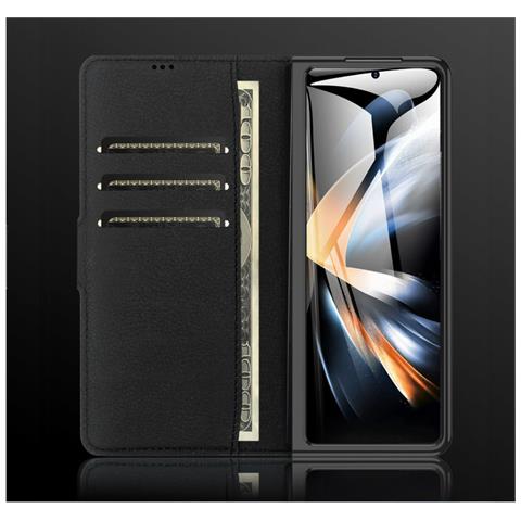 Custodia Per Samsung Galaxy Z Fold, Custodia Pieghevole Protettiva E Antiurto Per Telefono Black Modello 3 - Foto 5