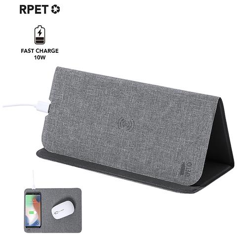 Tappetino Di Ricarica Wireless 10w Ricarica Rapida. Nature Plastica Riciclata. Antiscivolo - Foto 5