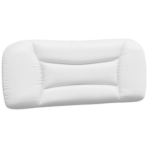 Lusso Casadino -  Cuscino Testiera Hvar Bianco 100 Cm In Similpelle - Foto 1