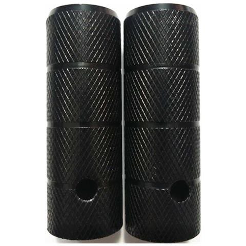 Pedane Per Mountain Bike - Poggiapiedi Per Bicicletta In Metallo Nero 38 Mm - Foto 1