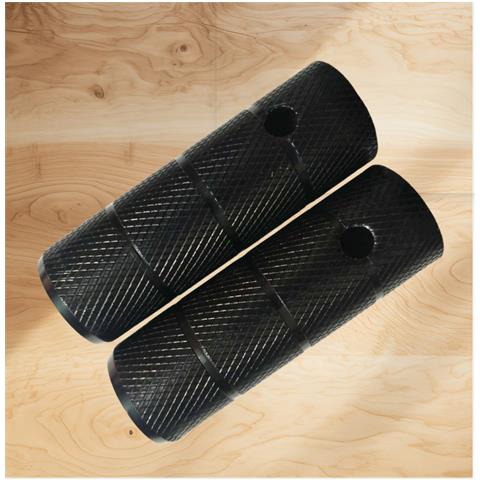 Pedane Per Mountain Bike - Poggiapiedi Per Bicicletta In Metallo Nero 38 Mm - Foto 2