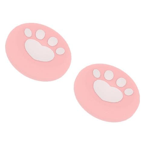 Compatibile Con Switch2 Heart Silicone Thumb Grips Caps Per Un Controllo Migliorato Pink - Foto 2