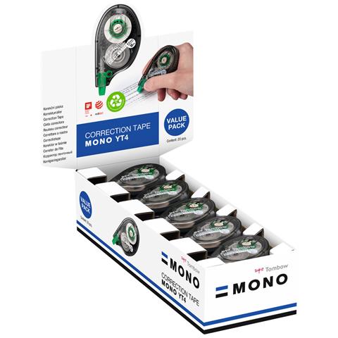 MONO YT4 20pcs nastro di correzione 10 m Bianco 20 pz - Foto 1