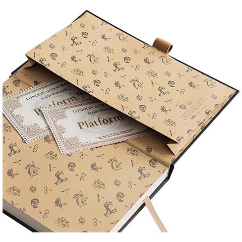 Quaderno A5 Harry Potter Con Penna Stemma Di Hogwarts 96 Fogli, Nero - Foto 2