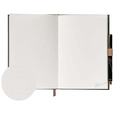 Quaderno A5 Harry Potter Con Penna Stemma Di Hogwarts 96 Fogli, Nero - Foto 5