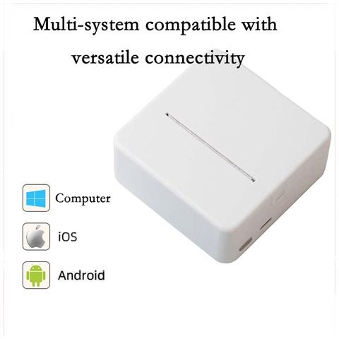 Mini Stampante Termica Usb+bluetooth 58mm - Stampa Portatile Di Ricevute Per Android, Ios E Windows White - Foto 2