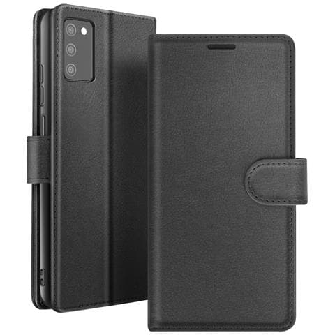 Custodia A Portafoglio Per Galaxy A02s / A03s Con Supporto E Linguetta Magnetica, Nero - Foto 1