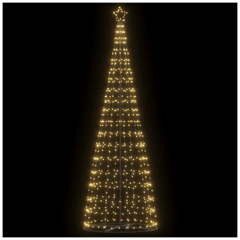 Albero di Natale a LED 550 LED Bianco Caldo 304 cm - Foto 2