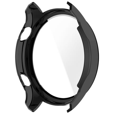 Custodia Protettiva In Vetro Temperato Per Pc Compatibile Con Honor Watch 5 Pro - Copertura Completa Black - Foto 3