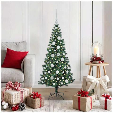 Albero di Natale artificiale con luci integrate Verde 120 cm - Foto 2
