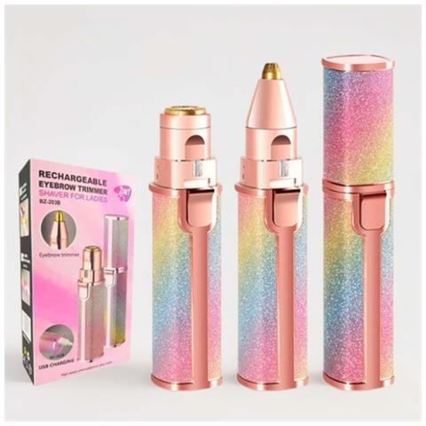 Rasoi Elettrico E Rifinitore 2-in-1 Per Donna - Ricaricabile Usb, Multicolore - Foto 2