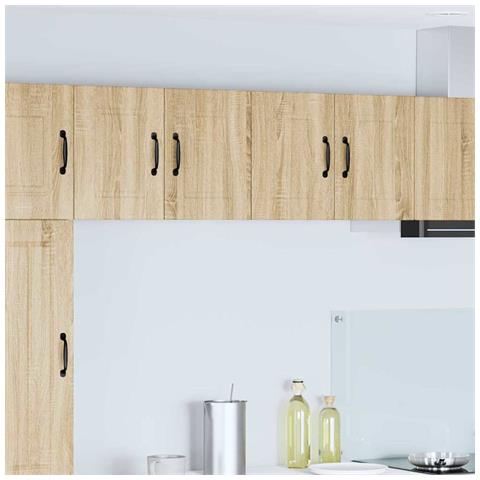 Pensile cucina con porta 2 pcs Rovere Sonoma 60 x 31 x 40 cm - Foto 2