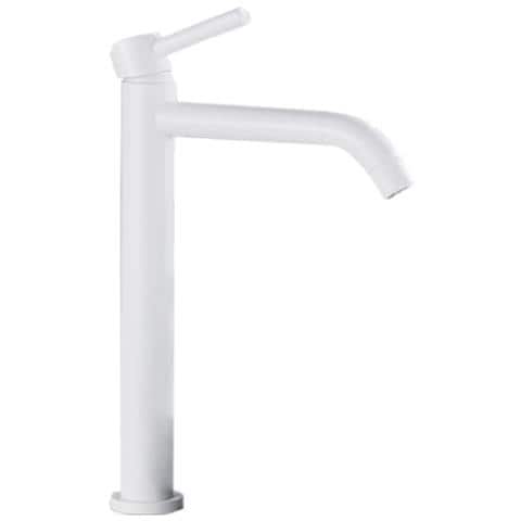 Rubinetto per lavabo da bagno, Blackswan, tipo M142, modello bianco, misura 30,7 cm - Foto 1