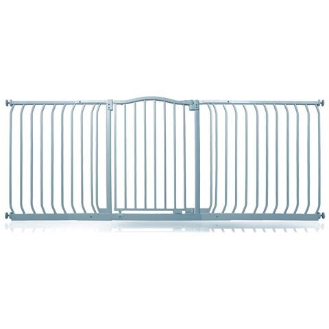 Safetots Cancelletto Di Sicurezza Con Parte Superiore Incurvata, 188cm - 197cm, Grigio Opaco - Foto 1