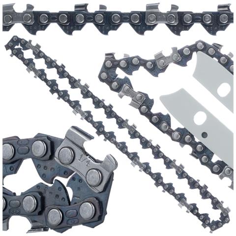 Catena Per Motosega Elettrica 6"" - Acciaio Di Alta Qualità, Resistente All'usura | 37 Maglie, 18 Lame | Compatibile Con Mini Seghe 6"" - Foto 1