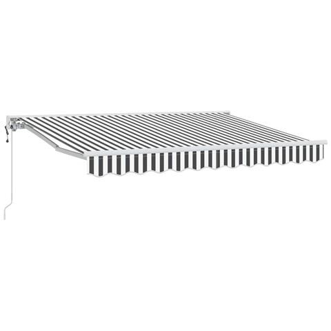 Tettuccio Elettrico Retrattile Antracite e Bianco 3 x 2,5 m - Foto 1