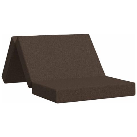 Divano Letto Pieghevole 100 x 67 x 45 cm Tortora - Foto 1