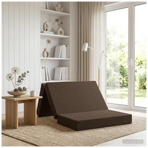 Divano Letto Pieghevole 100 x 67 x 45 cm Tortora - Foto 2