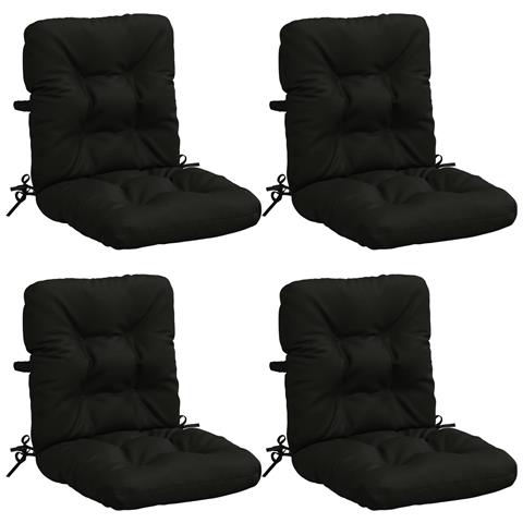 Cuscini per Sedia Alta in 4 Pezzi VIANEN 4 pcs 100% Poliestere - Foto 1