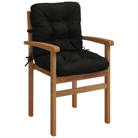 Cuscini per Sedia Alta in 4 Pezzi VIANEN 4 pcs 100% Poliestere - Foto 2