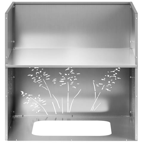 Vaso da giardino 2 pz Argento 50 x 50 x 49 cm Acciaio zincato - Foto 9