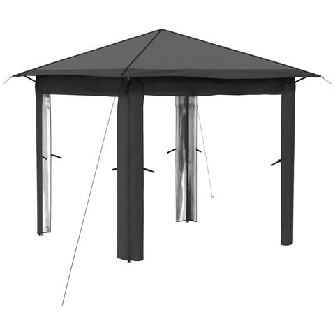 Gazebo senza Parete 2,6 x 2,6 m Grigio chiaro e Antracite - Foto 1