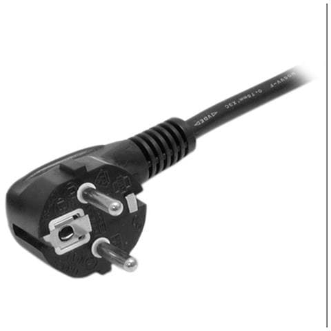 Cavo europeo di alimentazione con 2 terminali per PC 1,8 m - Foto 3