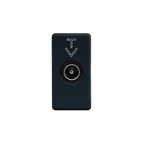 Presa Tv Passante Maschio 5db Nera System Black Gw21386 - Foto 2
