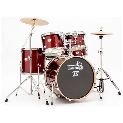 T5 M22rssk Red Sparkle Batteria Acustica Rossa Completa - Foto 1