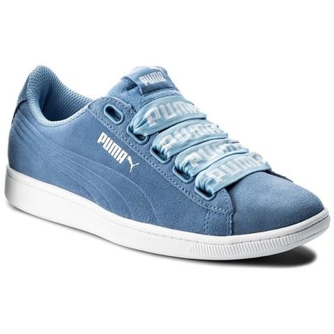Puma Vikky Ribbon Bold 36531203 azzuro scarpe basse Puma Vikky Ribbon Bold 36531203 azzuro scarpe basse