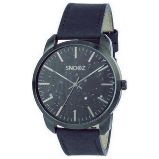 SNOOZ Orologio Unisex Analogico Al Quarzo - Cassa In Acciaio Inossidabile, Cinturino In Pelle Di Vitello Marrone, Modello SAA0044-67