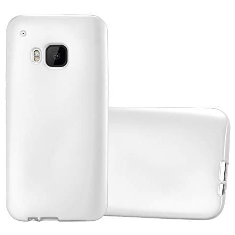 Custodia Compatibile Con Htc One M9 In Argento Metallico - Coperchio Protettivo In Silicone Tpu Flessibile - Foto 1