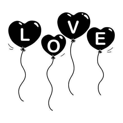 Love Timbro, Legno, Beige, 16,5 x 2,5 x 26,8 cm - Foto 1