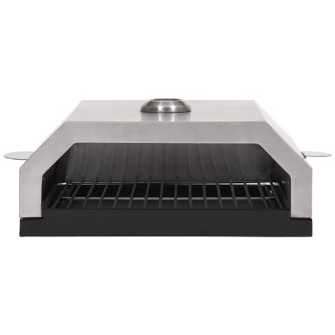 Forno Pizza con Piastra Ceramica per Barbecue a Gas e Carbone - Foto 2