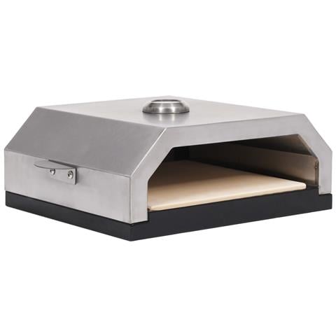 Forno Pizza con Piastra Ceramica per Barbecue a Gas e Carbone - Foto 1