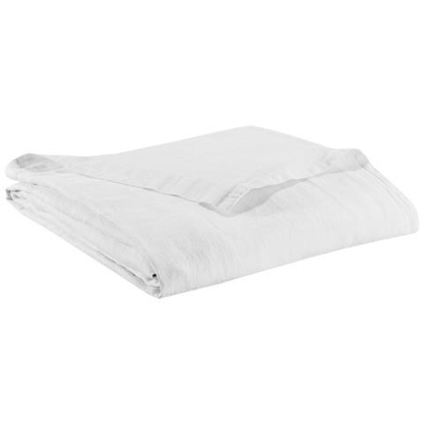 Lenzuolo Piatto Zeff In Lino 100% Bianco - 240 X 300 Cm - Foto 2
