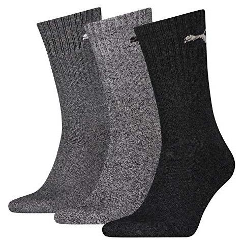 Crew Calzino, Antracite / grigio, 43/46 (pacco Da 3) Unisex Adulto - Foto 2