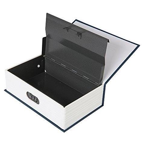 Strumenti 534.361 A 3 Cifre Di Combinazione Libro Cassaforte Blu - Foto 2