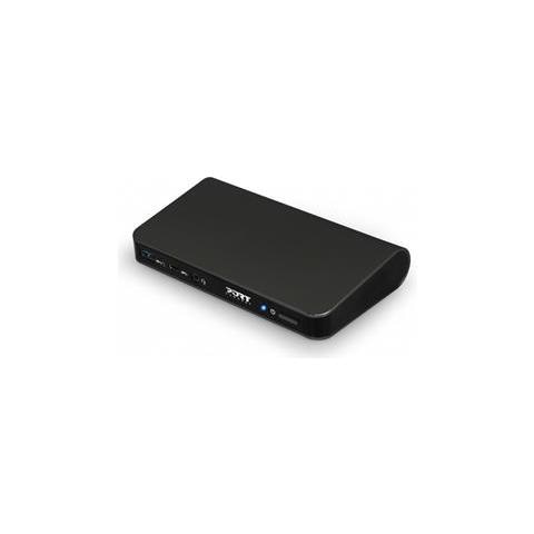 Design Delle Porte Docking Station Universale Per Ufficio: Type-c, Display Port, Hdmi, Lan, 3x Usb 3.0, Jack Audio - Foto 2