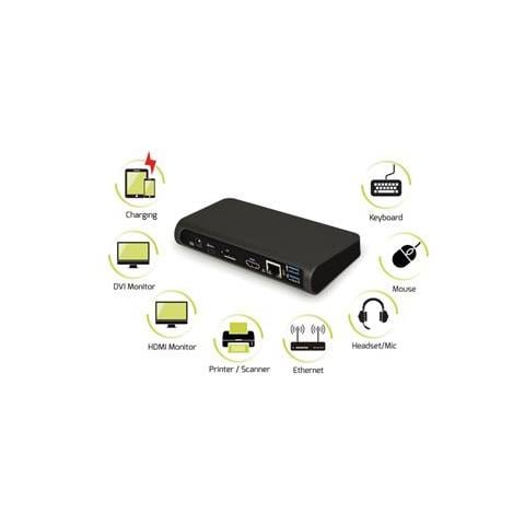 Design Delle Porte Docking Station Universale Per Ufficio: Type-c, Display Port, Hdmi, Lan, 3x Usb 3.0, Jack Audio - Foto 1