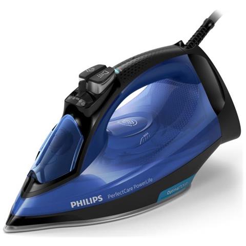 PerfectCare GC3920/20 Ferro a vapore SteamGlide Plus 2500W Nero, Blu ferro da stiro - Foto 1