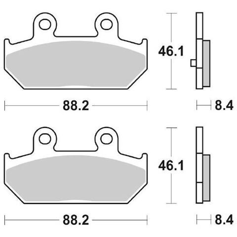 Pastiglie Freno 182ms - Foto 1