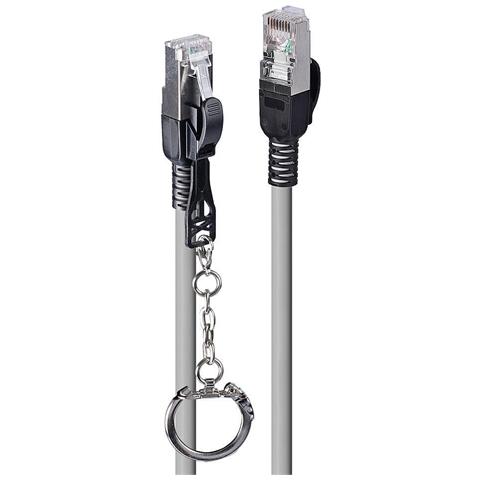 47607 Cavo Di Rete Grigio 10 M Cat6a S /ftp [s-stp] (10m Cat. 6a S /ftp Locking Network Cable, Grey) - Foto 1