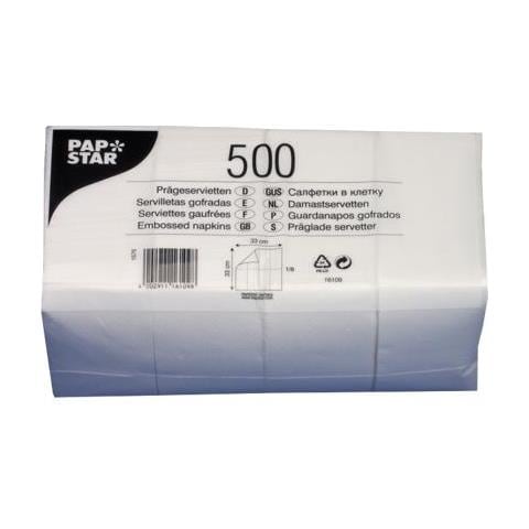 16109 Carta Velina Bianco 500pezzo (i) Tovagliolo Di Carta - Foto 1