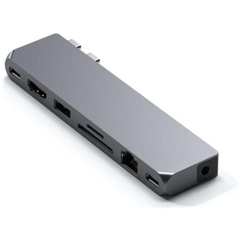 St-ucphmxm Hub Di Interfaccia 2 X Usb 3.2 Gen 2 (3.1 Gen 2) Type-c 5000 Mbit /s Grigio - Foto 1