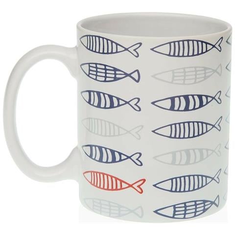 Tazza Mug Fish Porcellana Gres - Foto 1