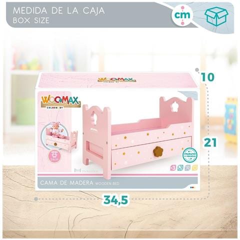 Letto Rosa 31 X 20 X 16 Cm 4 Unità - Foto 2