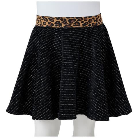 Gonna Da Bambina Con Vita Leopardata Nera 104 - Foto 8
