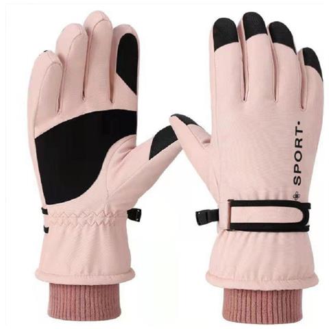 Guanti Caldi Da Sci Invernali Touch Screen Da Donna Pink - Foto 1