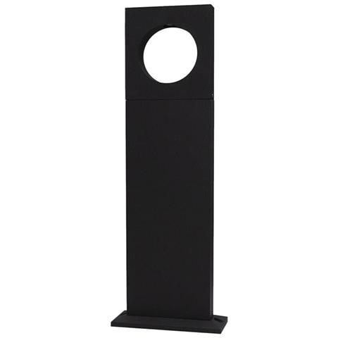Lampione Da Terra Giardino Lampada Led Luce Calda 12 W Lampioncino Nero Moderno - Foto 2